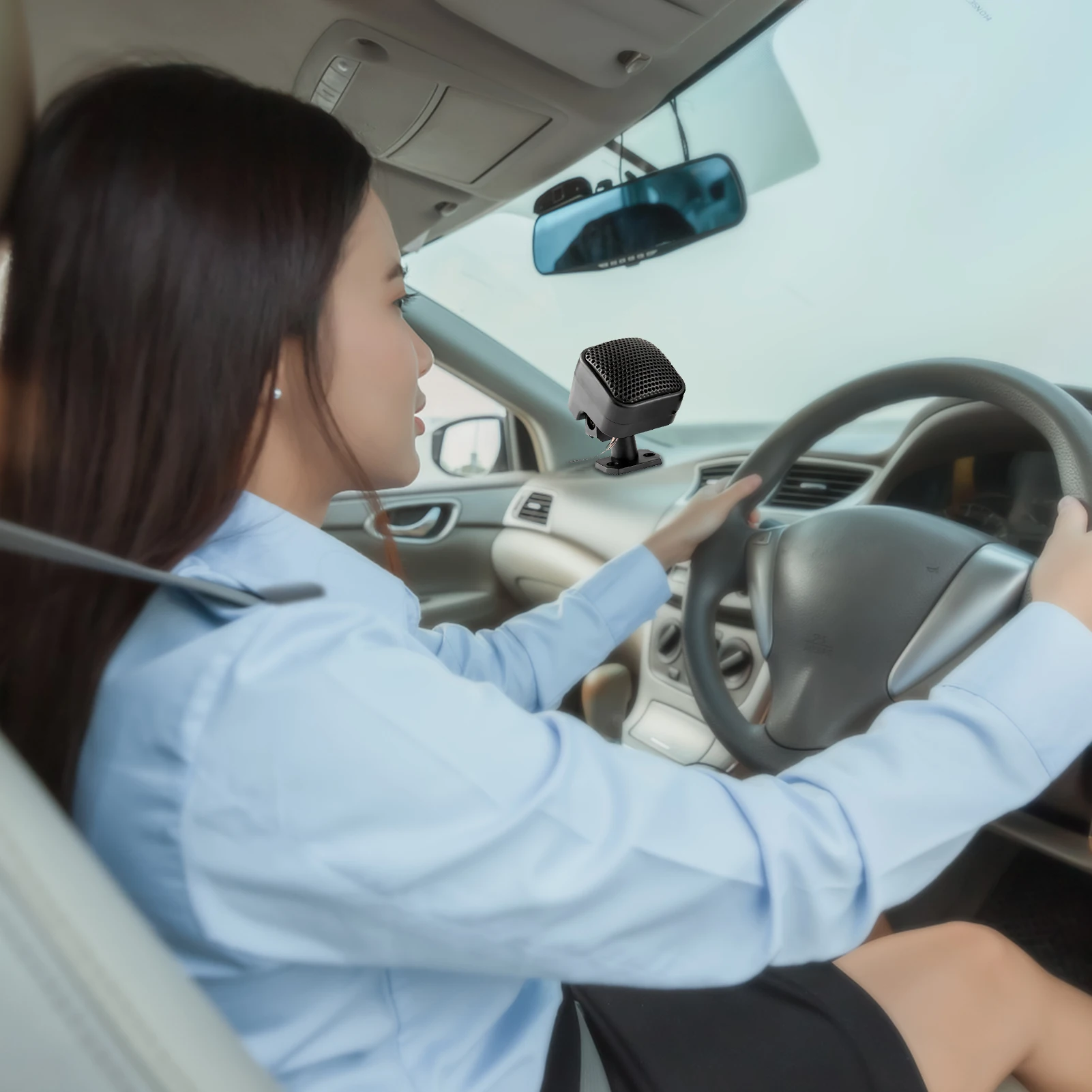 Minialtavoz cuadrado Universal para coche, sistema de Audio para puerta de vehículo, 500W, 2 piezas