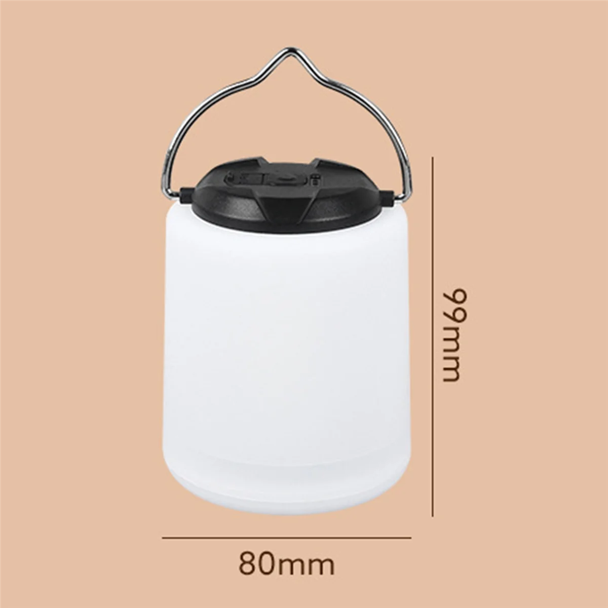 BAAU 2X Rechargeable Camping Light,Outdoor Camping Lantern,Camping Hiking Emergency Waterproof Light