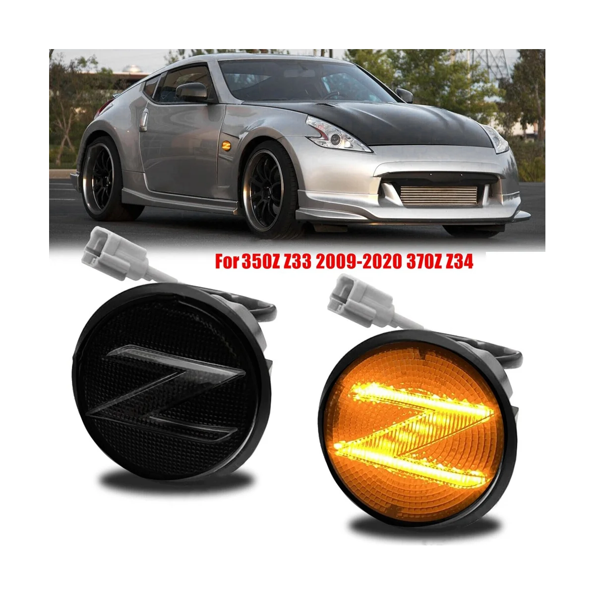 

Боковые указатели поворота для Nissan 350Z Z33 2009-2020 370Z Z34