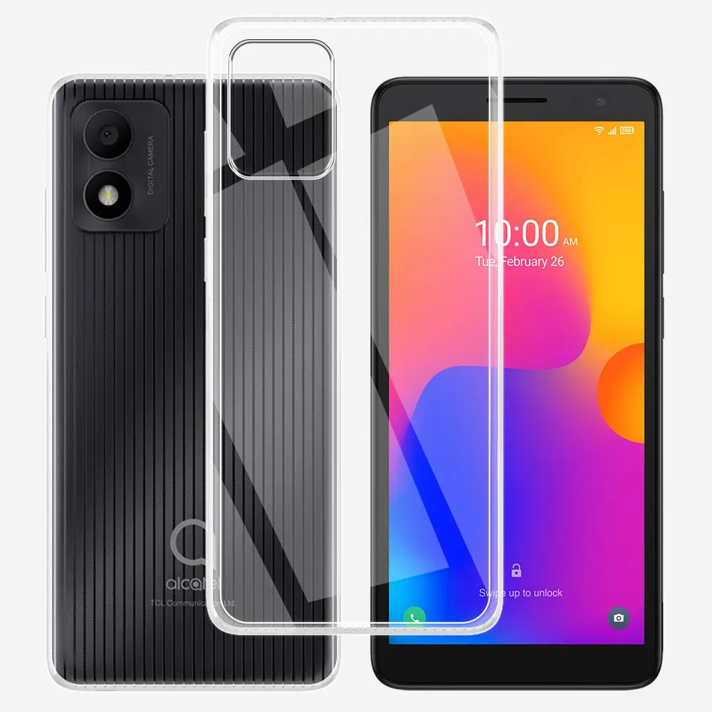 Per Alcatel 1B 2022 Custodia In Silicone Trasparente Custodia Morbida In Tpu Per Alcatel 1B 2022 Funda Per Alcatel 1B 2020 Coque Guscio Trasparente