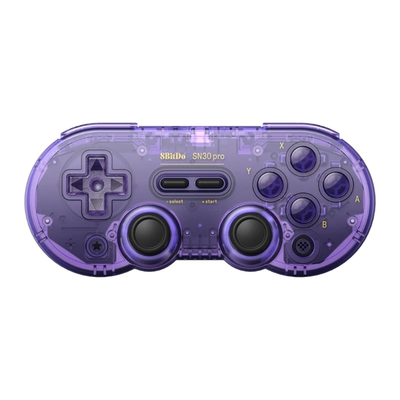 

for NS-Windows PC- 8BitDo SN30Pro Gamepad Wireless Bluetooth-compatible Game Controller with Vibration Purple Green E65C