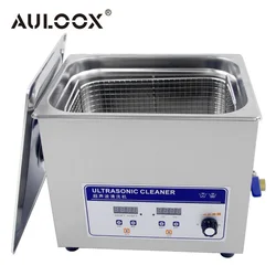 6.5L Digital Timer Heater Power Adjustable Ultrasonic Bath Household Ultrasound Cleaner for Jewelry Glasses Makeup Brush Toys