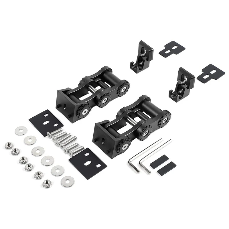 

JK Hood Latches, Aluminum Hood Catch Set For 2007-2017 Jeep Wrangler JK JKU Rubicon Sahara Sport Car Accessories