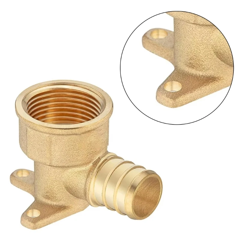 Coppers Crimp Fitting 1/2inch 3/4inch Drop Ear Elbow Plumbing Fitting Portable Leakproof Connector Drop Ear Elbow Adapter