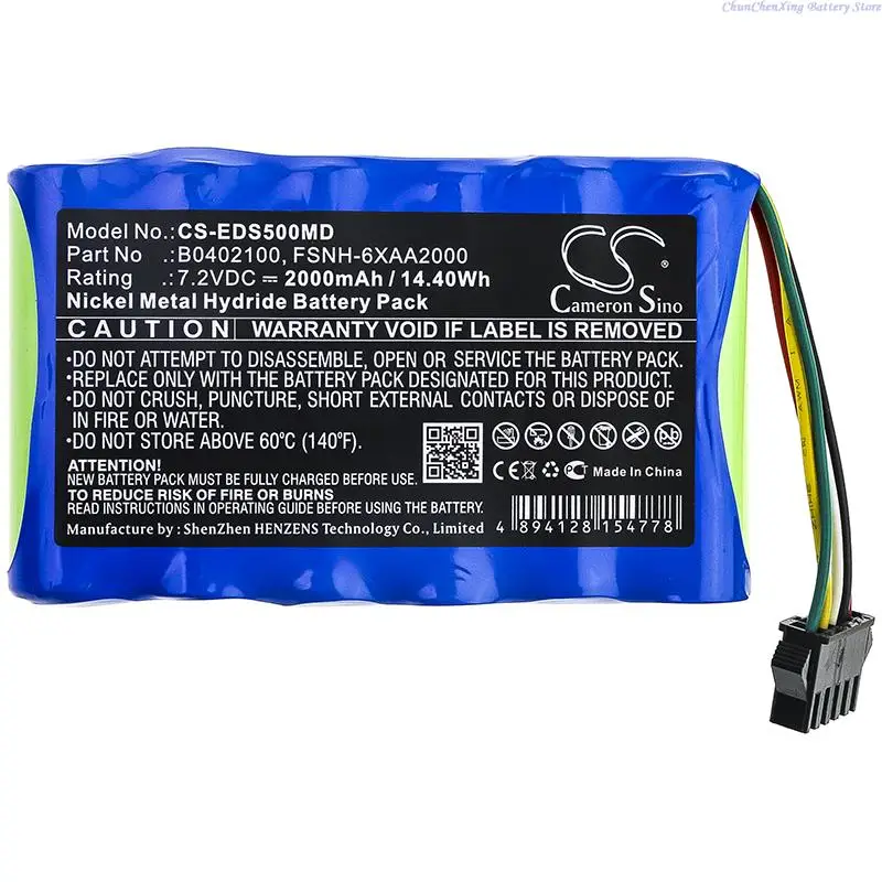 

OrangeYu 2000mAh Medical Battery B0402100, FSNH-6XAA2000 for EDAN SD5, SD6