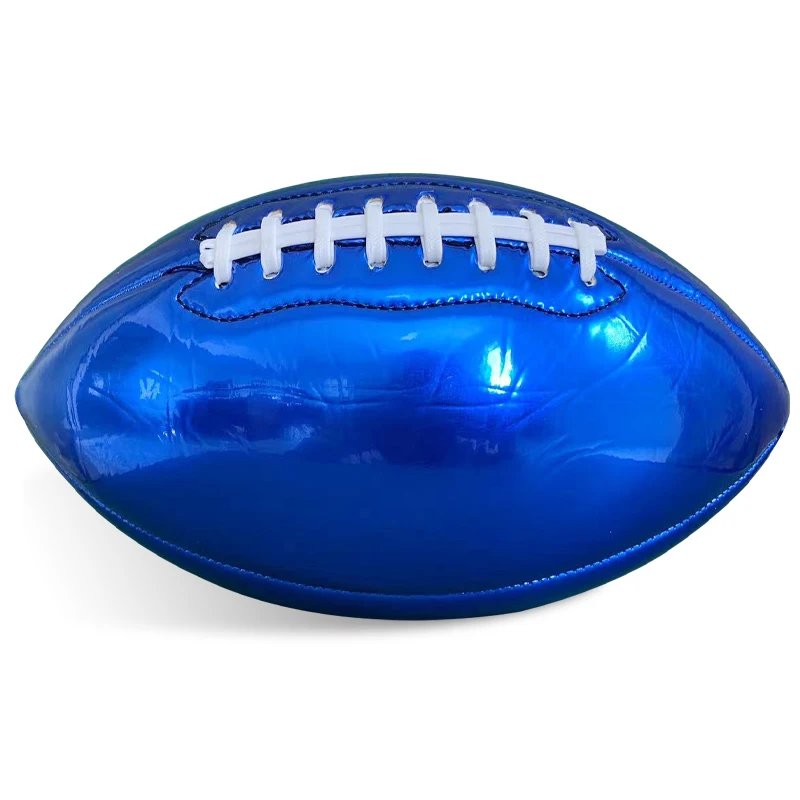 Pelota de Rugby de tamaño y logotipo personalizados, Material suave, fútbol americano, venta al por mayor