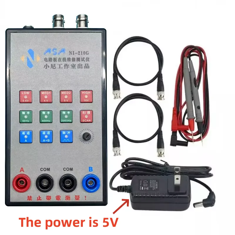 Tester Curve VI 2 Canali 4 Range di Misura Tracciatore di Curve per Analisi Circuiti Elettronici Diagnosi Guasti e Riparazione Componenti SMD Tester Curve VI 2 Canali 4 Range di Misura Tracciatore di Curve per Analisi Circuiti Elettronici Diagnosi Guasti e Riparazione Componenti SMD