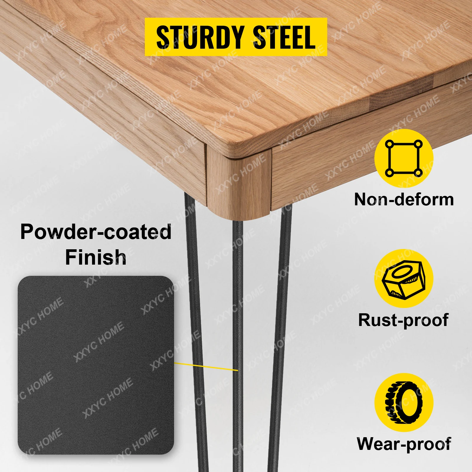 40 inch wood table legs best sale