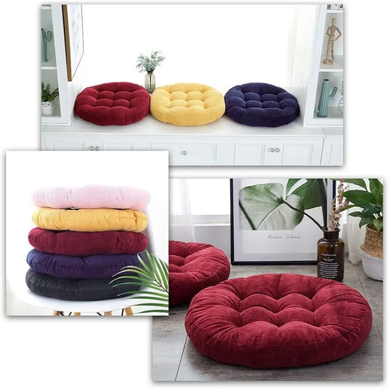 Round Seat Cushion Chair Pad Dining Chair Seat Wrinkle Seat Floor Cushions  - China Cushion and Outdoor Cushion price