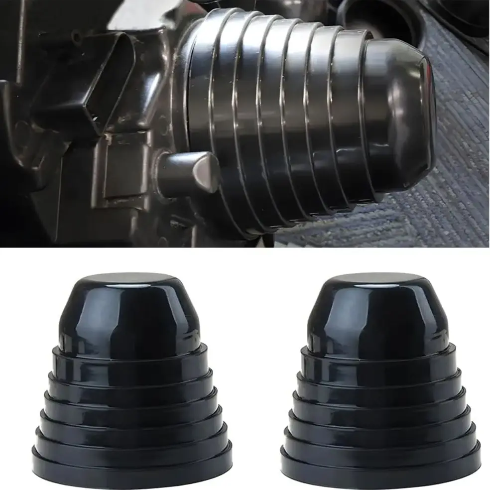 2Pcs Car LED Headlight Dust Cover HID Headlight Rubber Seal Cap Cover Led Headlamp H4 H1 H7 D2H HB3 H8 H9 H11 Car Lighting 6