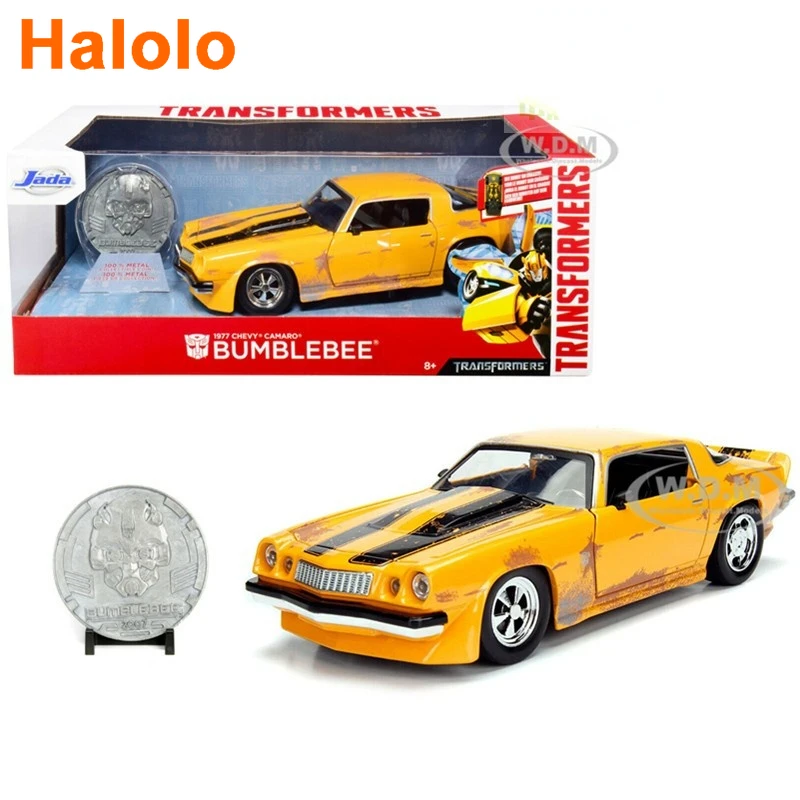 

1:24 1977 Chevrolet Camaro BUMBLEBEE High Simulation Diecast Car Metal Chevrolet Alloy Model Car Toys For Kids Gift Collection