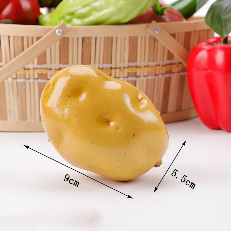1Pcs Artificial Fruits Vegetable Home Wedding Dining Table Kitchen Decoration Photography Props for DIY Festive Party Restaurant
