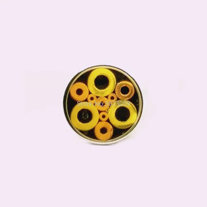 

Мозаичные штифтовые заклепки «сделай сам» с хвостовиком ножа диаметром 5 мм, латунная трубка для гвоздей длиной 9 см + стальная трубка #509