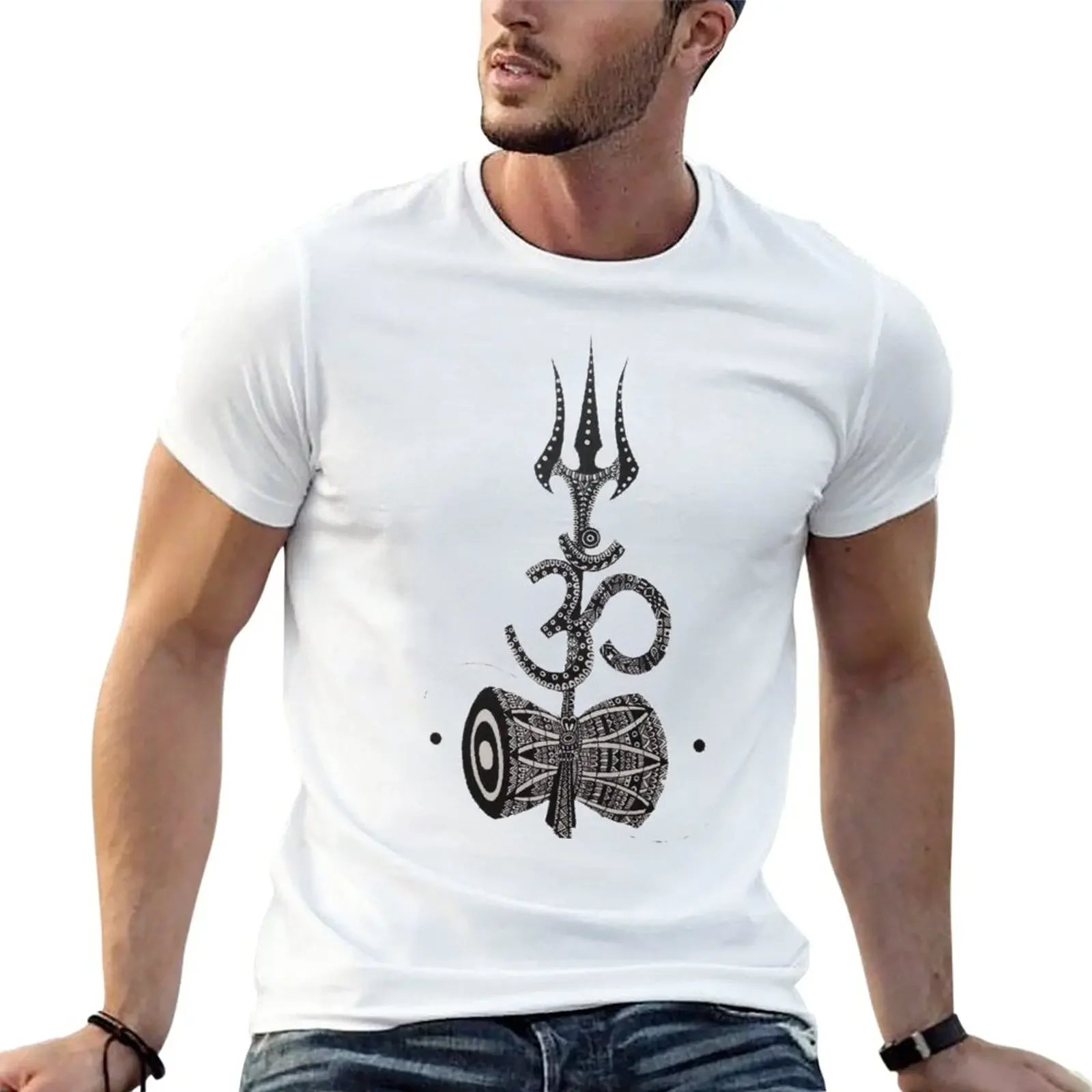 

Футболка Shiva's Trident, летняя одежда, футболки, кавайная одежда, мужская одежда