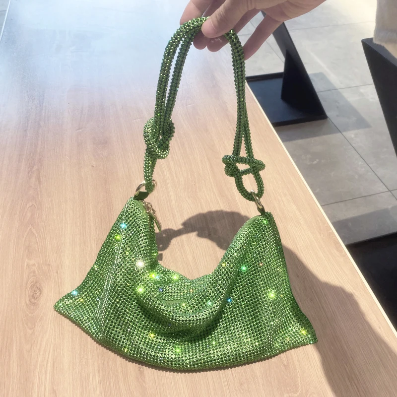 

Clutch Bag Tote Bag Hobo Bags Handle Shining Rhinestones Evening Choulder Crystal Designer Luxury Bags Purse Handbags For Women