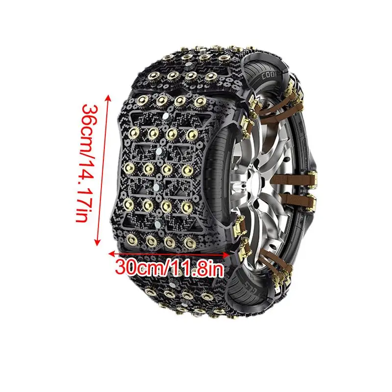 Snow Tire Chains Universal Snow Chains Tool Truck Tire Reusable Flexible Winter Mud Tires