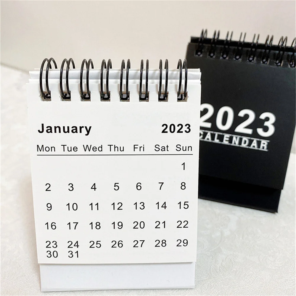 NUOBESTY Calendrier De Table 2024 Calendrier Des Notes Mini-calendrier  2023-2024 Mini Calendrier De Bureau Calendrier De Bureau Calendrier Mémo