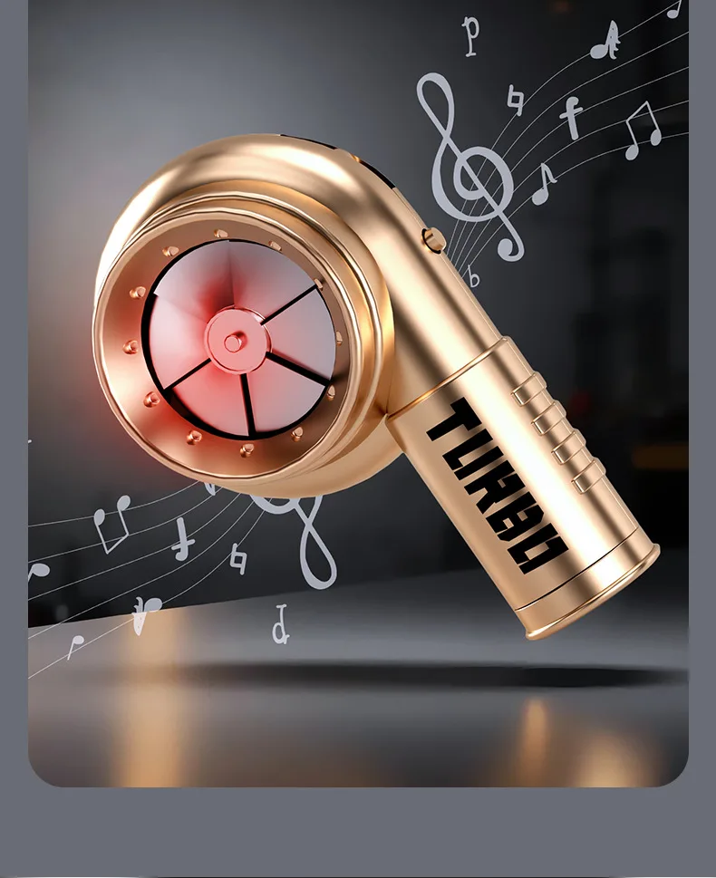 Turbo-Charged Simulation Toy Car Keychain Turbo Light-Up Fidget Toy for Stress Relief Portable Decompression Plaything