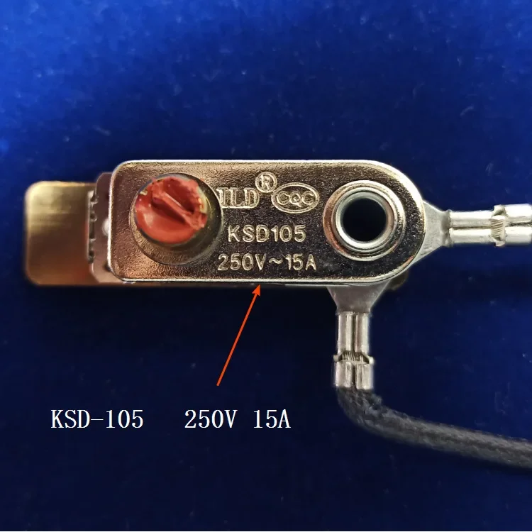 Termostato com Cabo de Encaixe para Midea Panela de Pressão Elétrica Original Universal Ksd105 15a 250v Ksd101 1pc