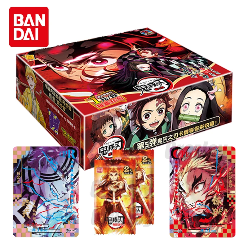 2022 New Anime Demon Slayer Cards Box Hobby Collection Tcg Playing Game