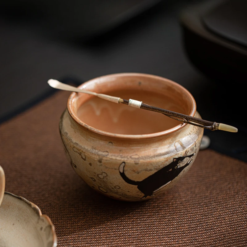 1pcs Washing tea cups with water Xiao Cha Wash Tea residue jar Small tea bucket ceremony accessories 350ml