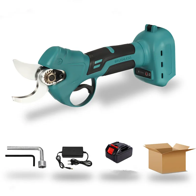 

3000W Brushless Wireless Electric Rechargeable Scissors Pruning Shears Tree Garden Tool Branches Pruning Tool For Makita Battery