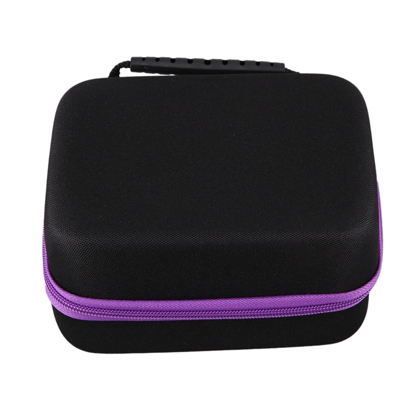 ABWR-6Colors Essential Oil Case 30 Bottles 10Ml Perfume Oil Essential Box Travel Portable Carrying Holder Nail Polish Storag