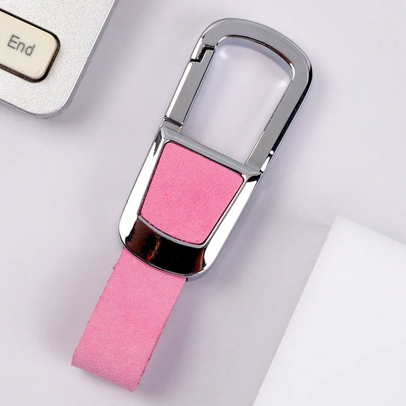 Luxury Leather Keychain - Classic Key Ring Holder & Bag Charm Gift Accessory