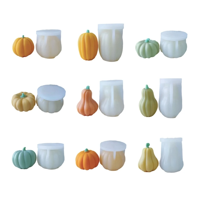 

Формы тыквы, силиконовая форма, восковая форма для свечей ручной работы, тематические формы для торта на Хэллоуин, формы для