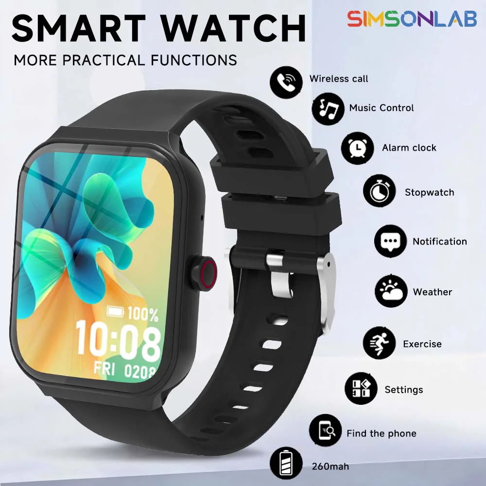 Smartwatch With Wireless Calling And Voice Assistant Sports Modes_voghion.com