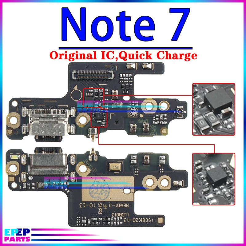 Charger Port Jack Dock Connector Flex Cable for Xiaomi Redmi Note 5 5A 5Plus 6 6A 7 7A 7S Pro Charging Board Module Usb Part