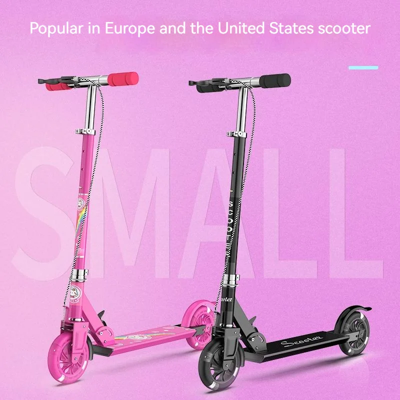

Kids' Scooters Two Wheels Slide Girls' Bikes Boys' Two Wheels With Flash Foldable