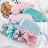 1set Eye Mask For Sleeping Cover With Elastic Strap Effective Shading Blindfold For Women Men Travel Eyepatch Relax Eyeshade 2