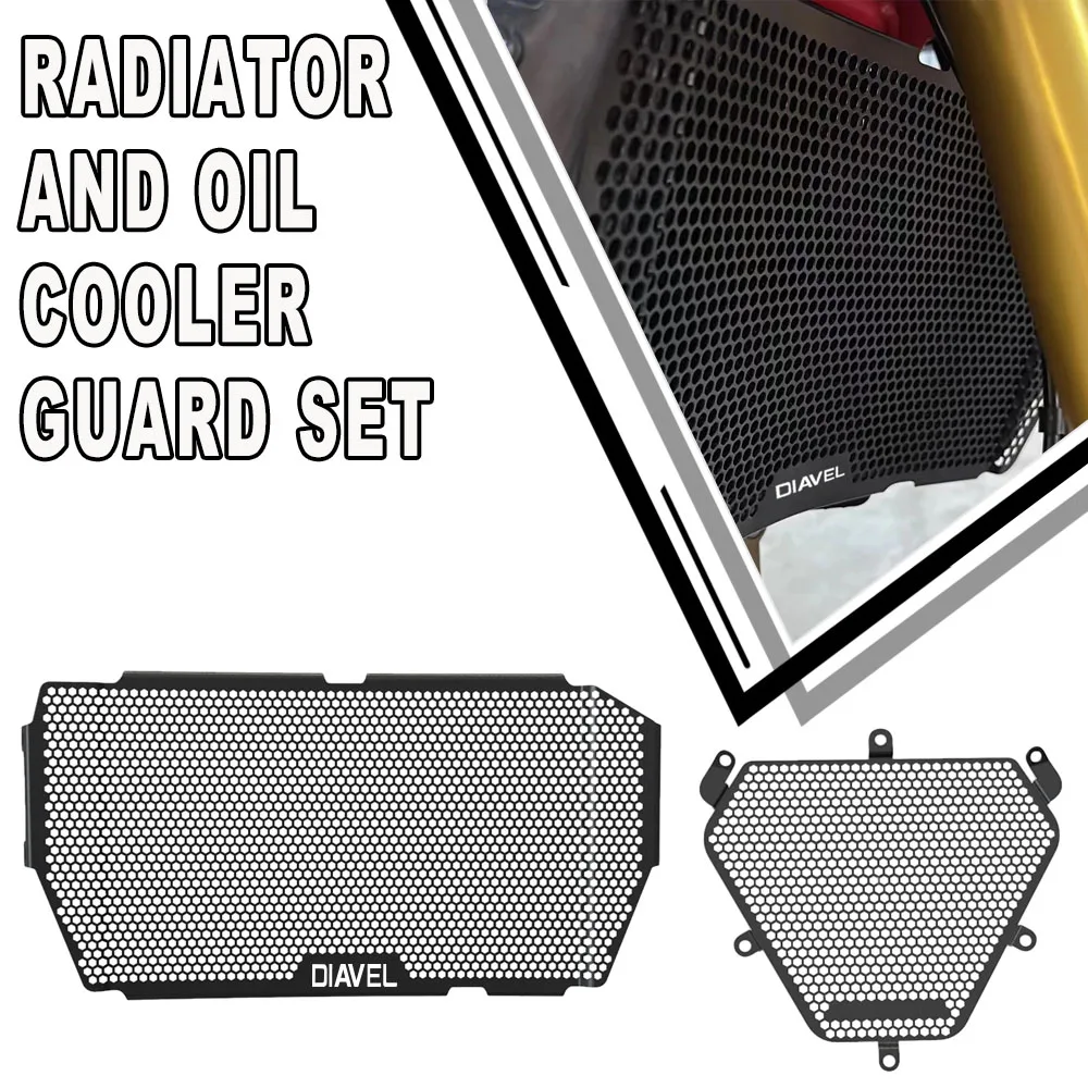 Moto Per Ducati Diavel 1260 Diavel 1260 S 2019 2020 2021 2022 Diavel 1260 S/1260 Parti Radiatore E Set Di Protezioni Radiatore Olio