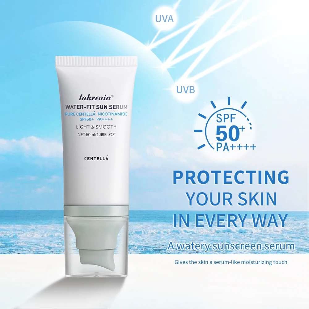SPF50 Facial Centella Sunscreen Protector Solar Sunblock Skin Whitening Cream Korean Moisturizing Protector New Care Body 1