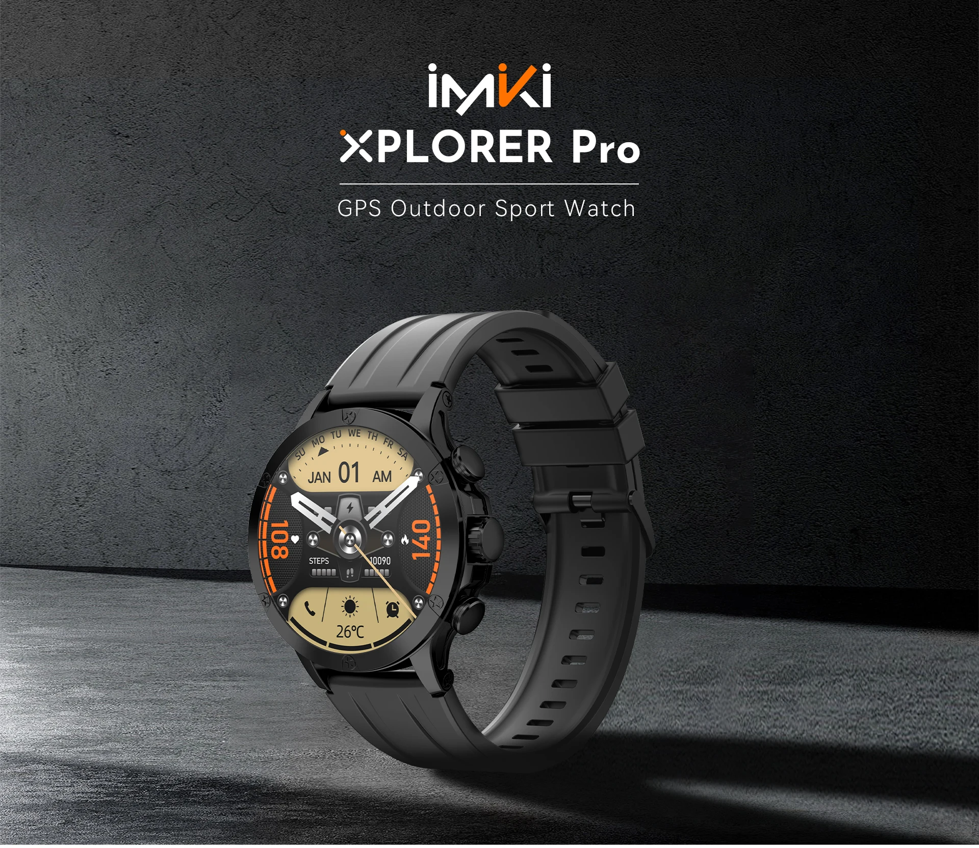 Imilab IMIKI Xplorer Pro GPS Smartwatch description image