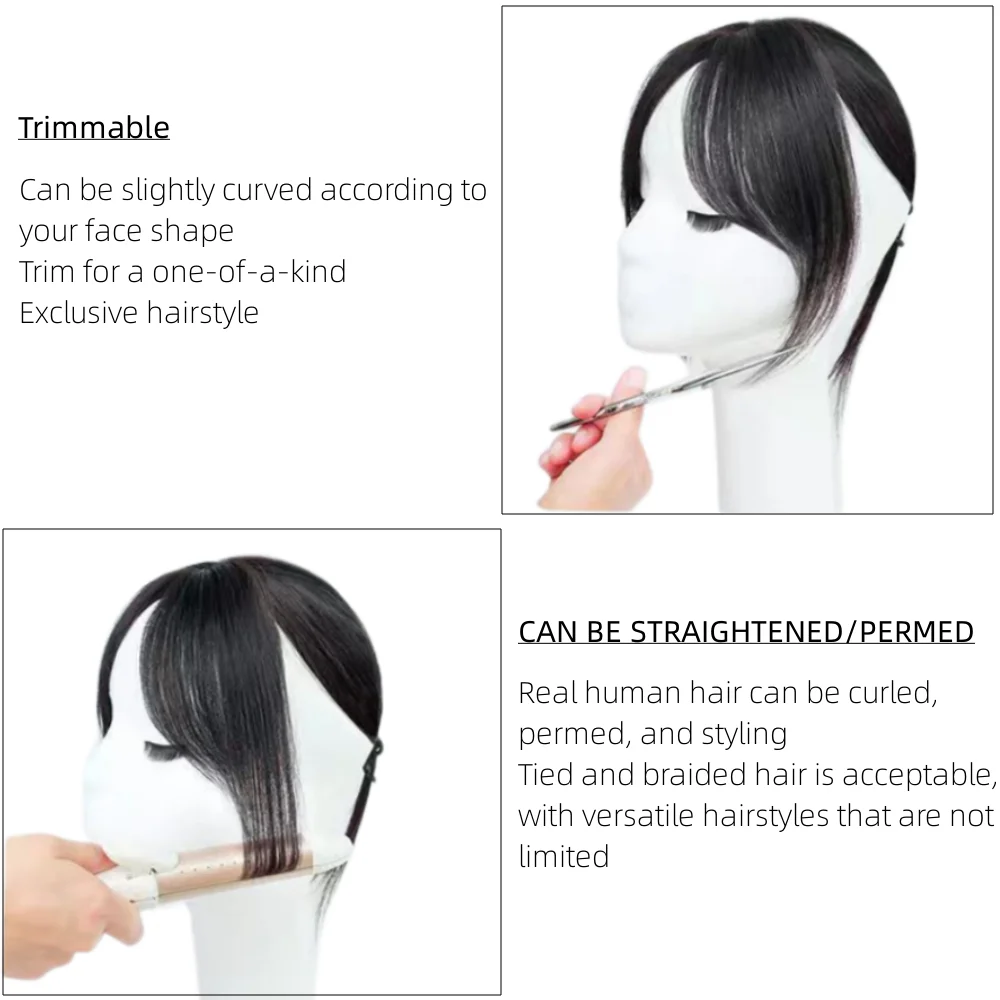 Bangs Type: Middle Part