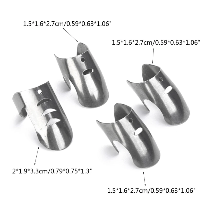 304Stainless Steel Finger Guards Protect Cutting Vegetables Protectors Tool Cut Finger for Protections Handguards Kitchen