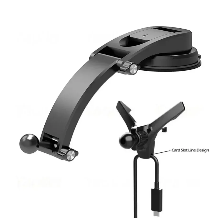 17mm Car Ballhead Adapter Phone Holder Bracket Accessories Windshield Dashboard Suction Cup Base Interior Air Outlet Vent Gadget