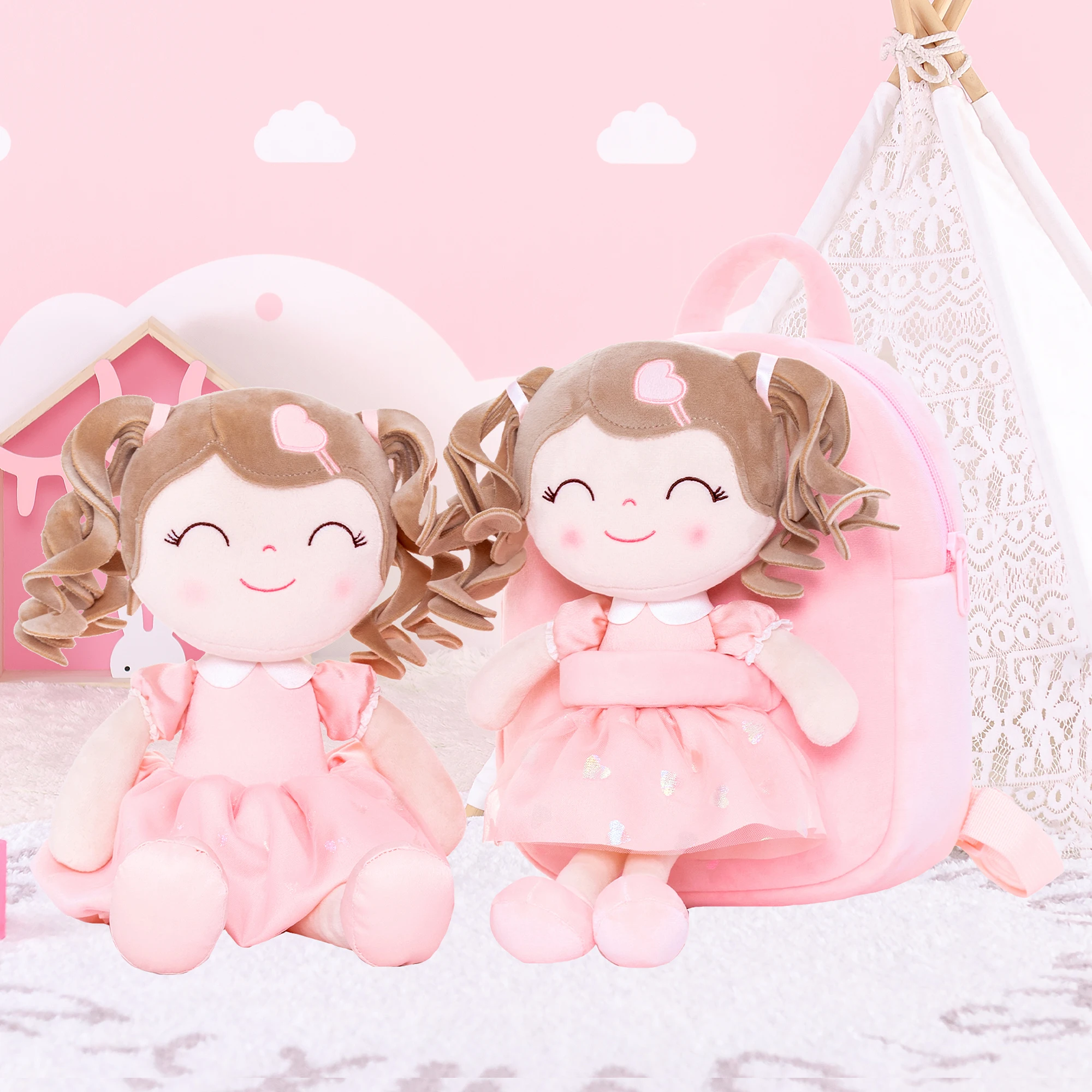 Kitty Backpack Plush Doll Backpack Stuffed Kitty Kitty Backpacks