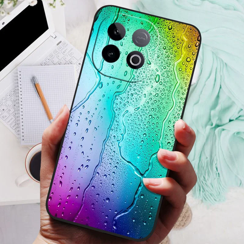 Premium Silicon Back Cover Phone Case with Soft Bumper Coque