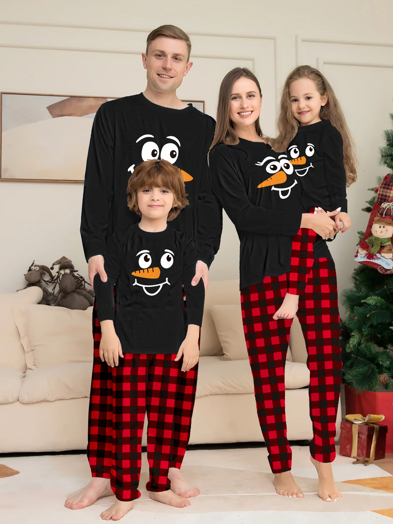 Pijama Familiar Pijamas NavideÃ±as Dama Ropa Sueter NavideÃ±o
