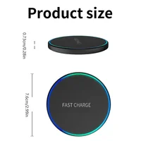 Wireless Charger For PHONE PADWATCH EarphonesInduction Fast Charging Pad Dock Station