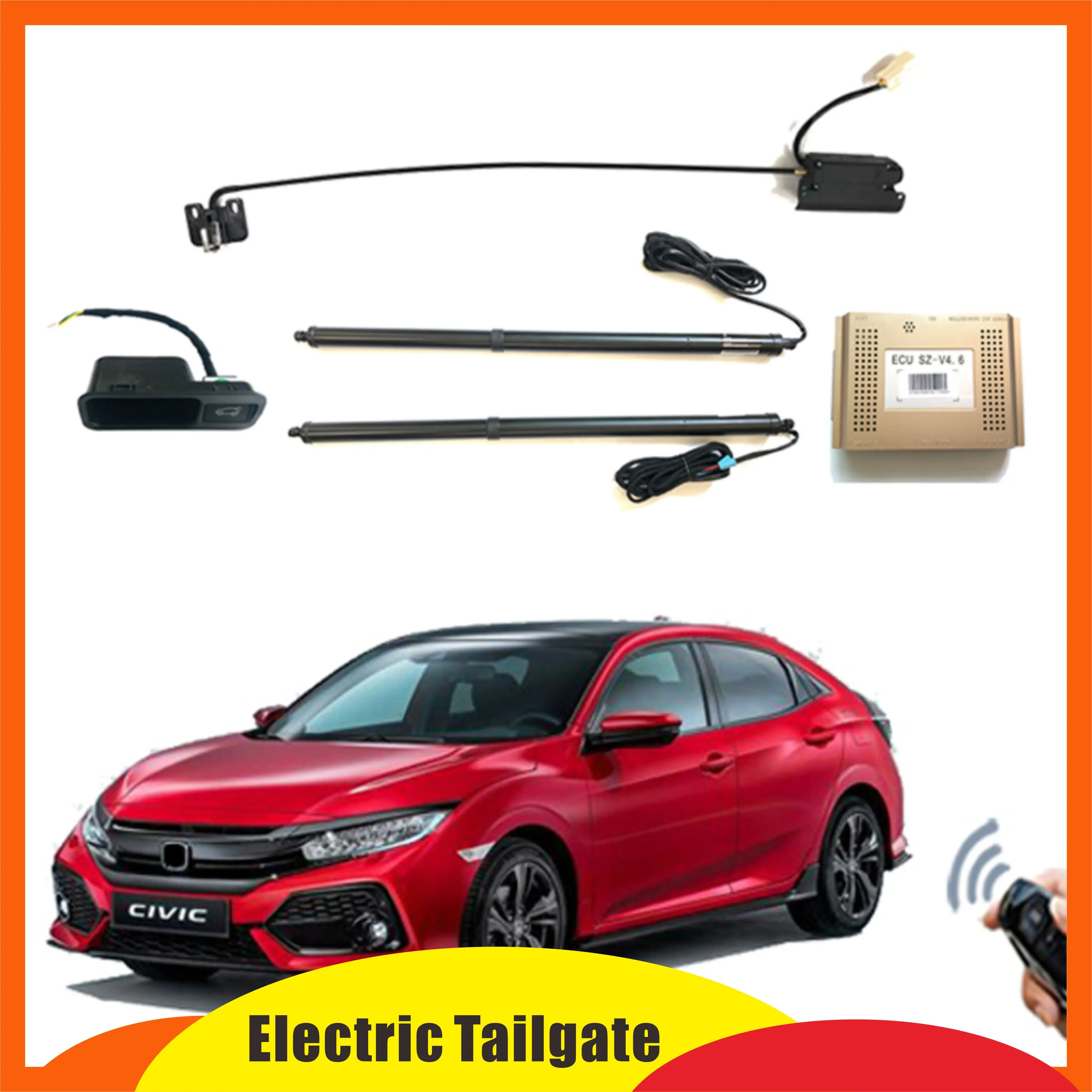 

For Honda Civic Electric suction door Automobile refitted automatic locks Car accessories Intelligence Suction door