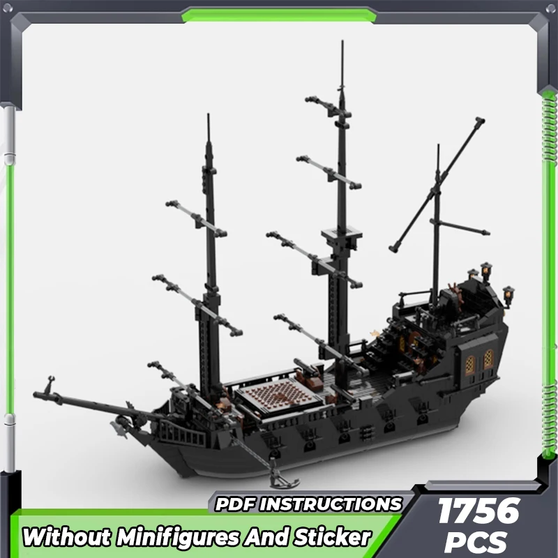 

Moc Building Bricks Ship Model Invincible Black Pearl Boat Technology Modular Blocks Gifts Toys For Children DIY Sets Assembly