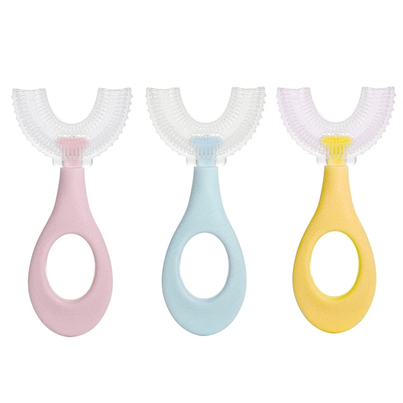 

U-Shaped Toothbrush Manual Training Tooth Brush Baby for Kids 2-6 Years K1KC