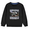 Italian Brainrot Meme For Kids Pure Cotton Sweatshirts BOMBARDINO CROCODILO Printed Children's Pullover Boys Girls thin Hoodies