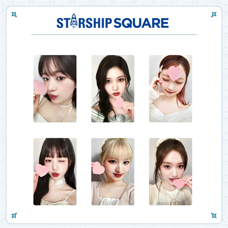 

6pcs/set KPOP IVE Album 2024 Calendar Starship Special Card YUJIN WONGYONG GAEUL LEESEO LIZ LOMO Card Gift Postcard Photo Card