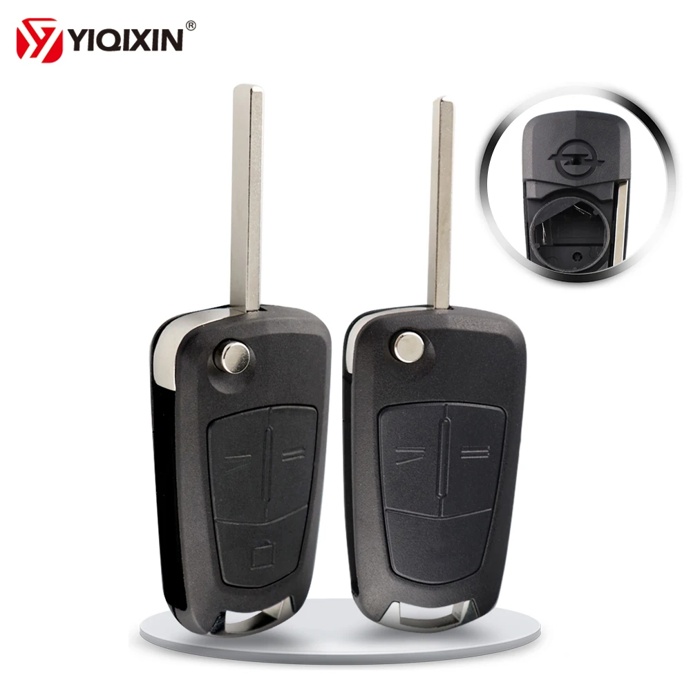 YIQIXIN 2/3 Button Flip Folding Remote Car Key Cover Fob Case Shell For Opel Vauxhall Corsa D Astra J G Zafira A Vectra B Mokka