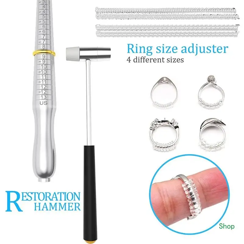Dropship Ring Repair Tool Set Includes Ring Size Adjuster Polishing Rod Polishing Cloth